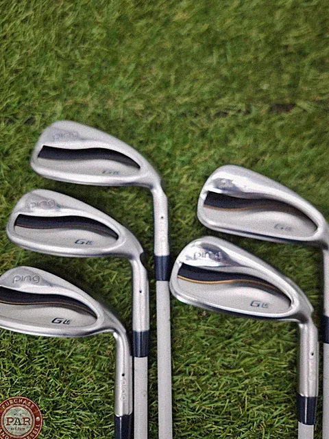 2023 PING G LE 3 IRON SET 7-SW (NO GW) LADIES PING ULT 250 (BLACK DOT) GOOD