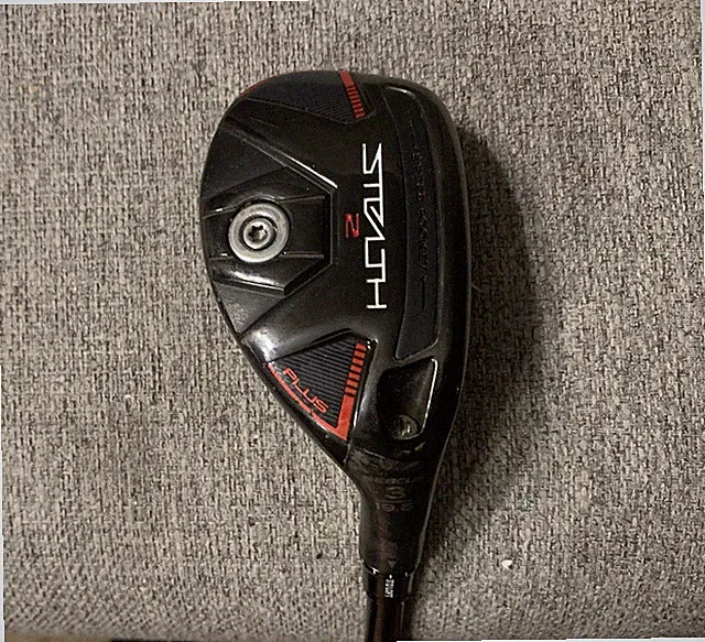 2023 TaylorMade Stealth2 Plus 19.5* 3 Hybrid/Rescue-Stiff HZRDUS 80g Hy 6.0