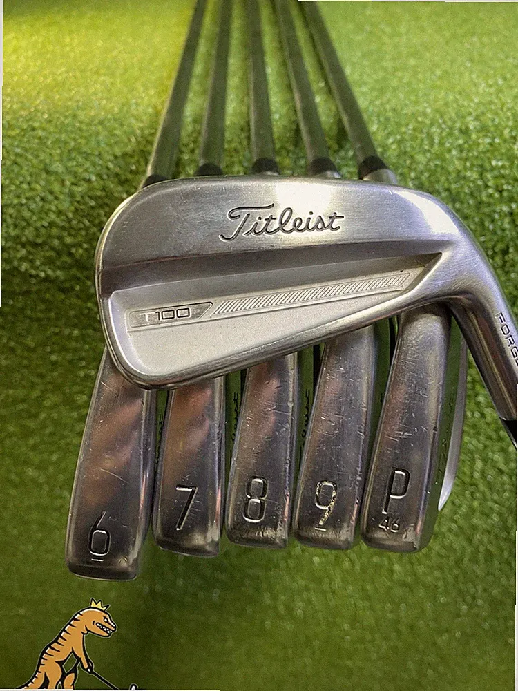 2023 Titleist T100 Forged Iron Set 5-PW Dynamic Gold Tour Issue S400 Steel