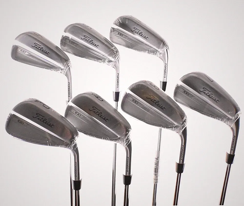2023 Titleist T100 Iron Set 4-PW w/ AMT White S300 Stiff-Flex RH *MINT*