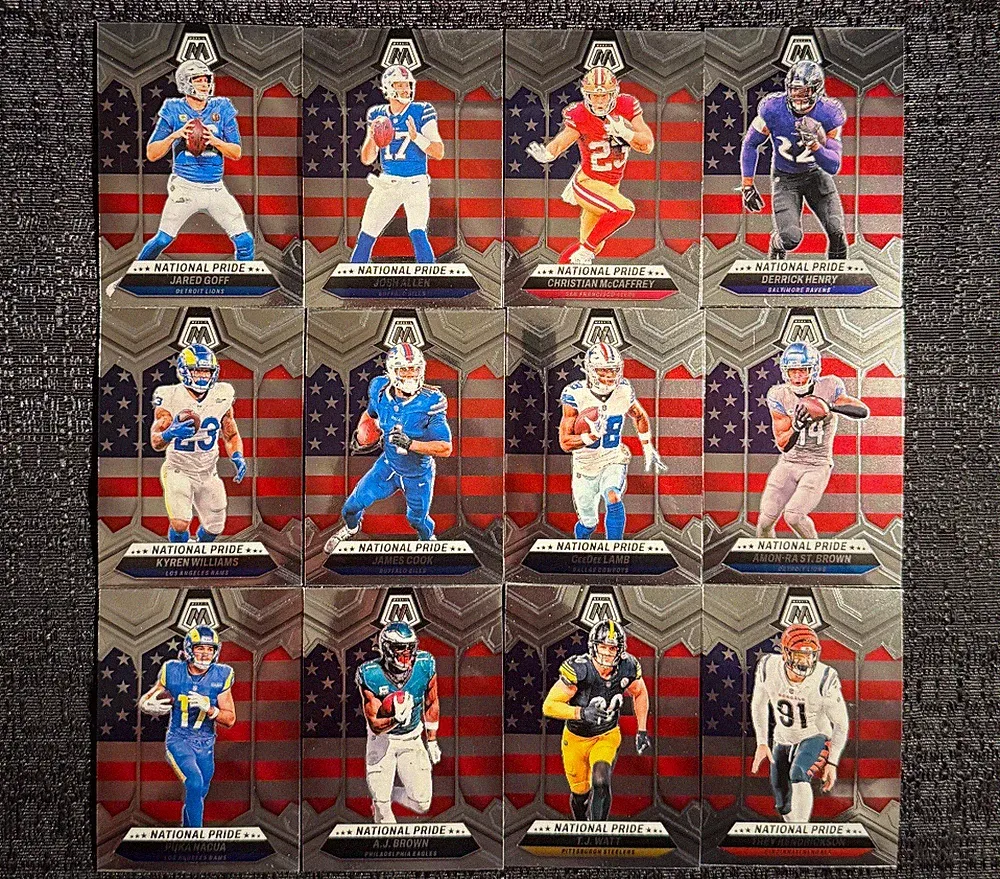 2024 Panini Mosaic National Pride USA Card #260 D’Andre Swift