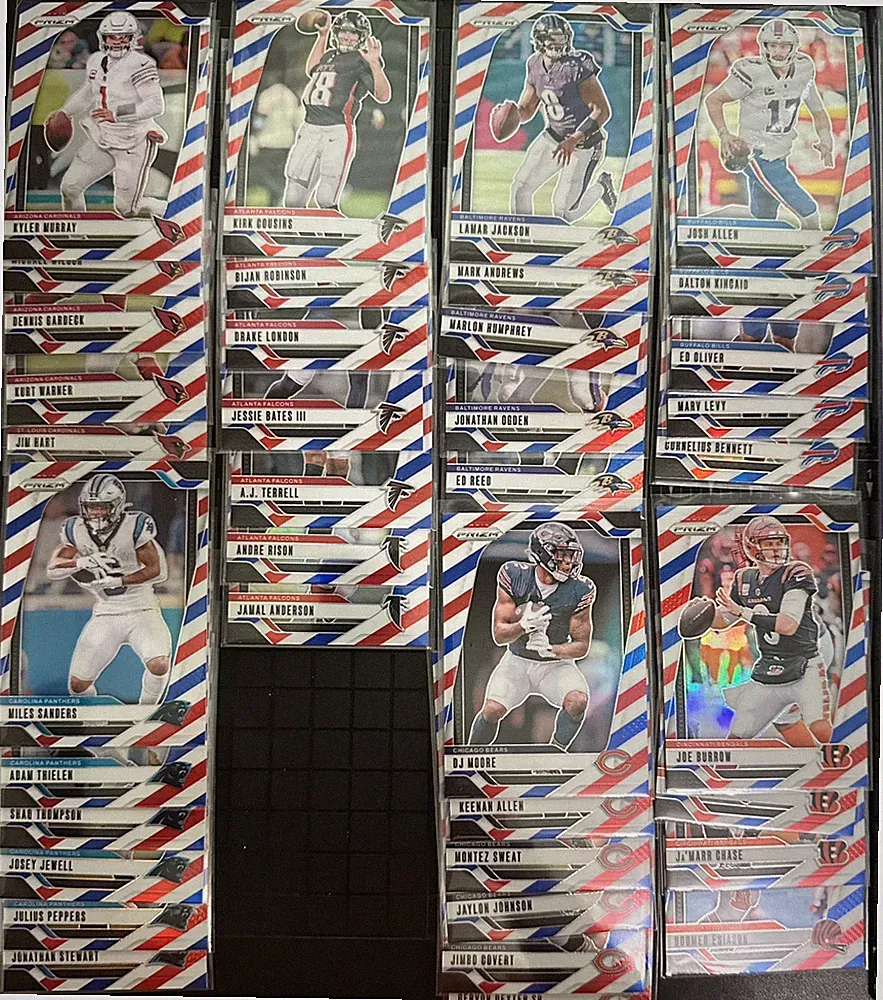 2024 Prizm Red White & Blue Vets Card