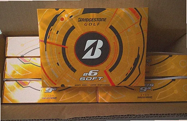 2025 BRIDGESTONE e6 SOFT GOLF BALLS / 6 DOZEN / WHITE