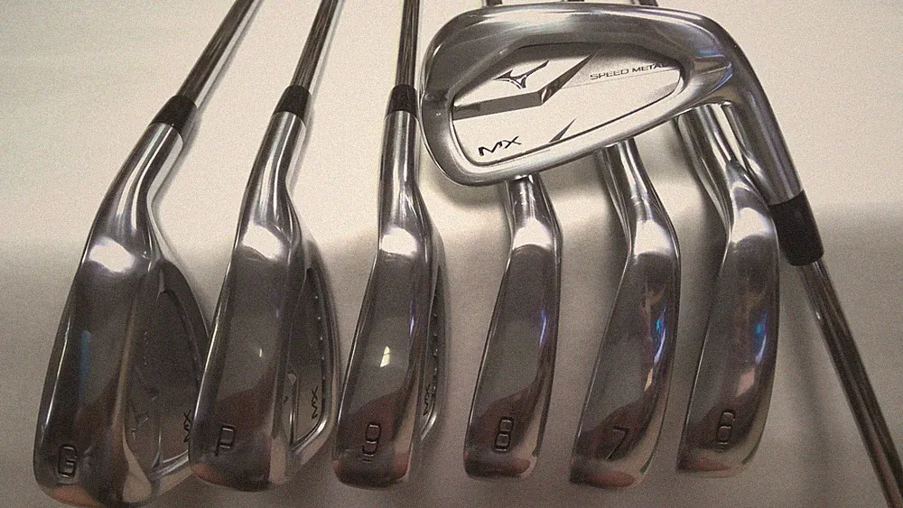 2025 MIZUNO MX SPEED METAL IRON SET 5-PW,GW / KBS MAX 80 STIFF FLEX STEEL