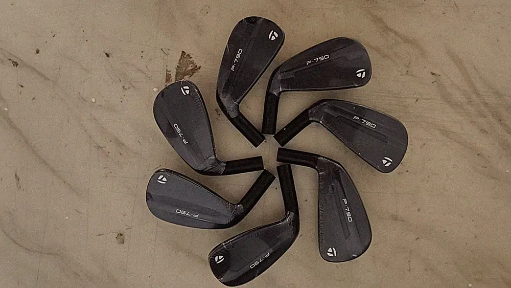 2025 TaylorMade P790 Golf Iron Sets Left-Handed 4-PW Club Head 7Pcs-Black