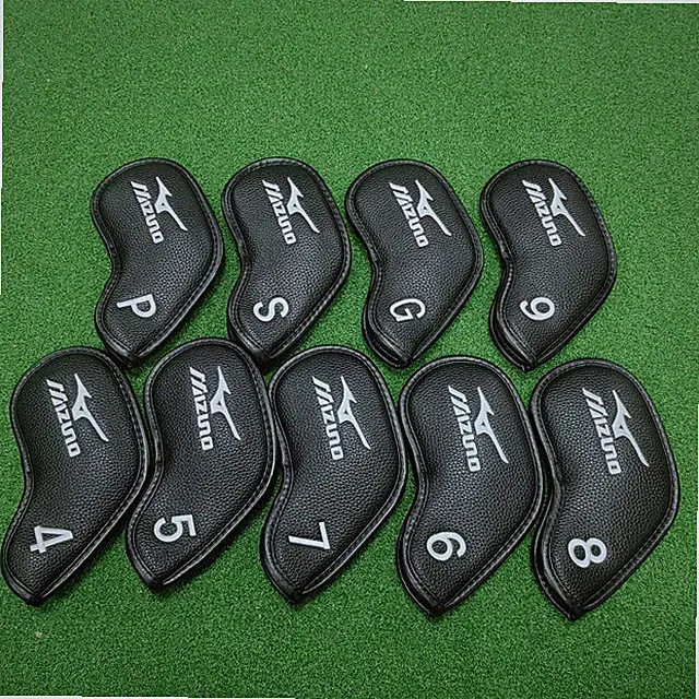 2026 High White/black Mizuno Golf Club Cover Iron Cover 9PCS Magnetic Head Cover