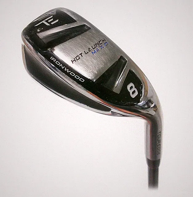 2026 Tour Edge Hot Launch Max D 8 Iron Wood/Hybrid Graphite Aldila Ascent 55