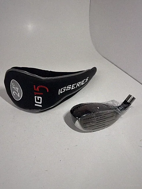24 Degree Hybrid Metal Wood IG15 Golf Head Only with Cover New IG Series RT Hand