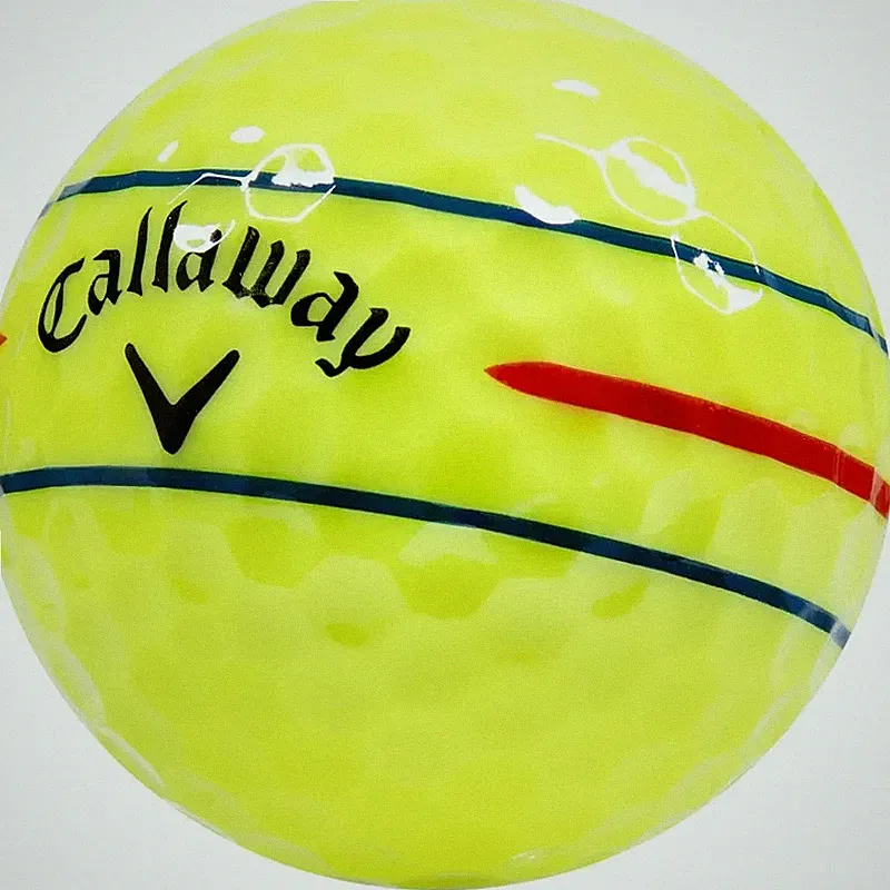 24 MINT Callaway Chrome Soft Yellow 360 Triple Track AAAAA Used Golf Balls