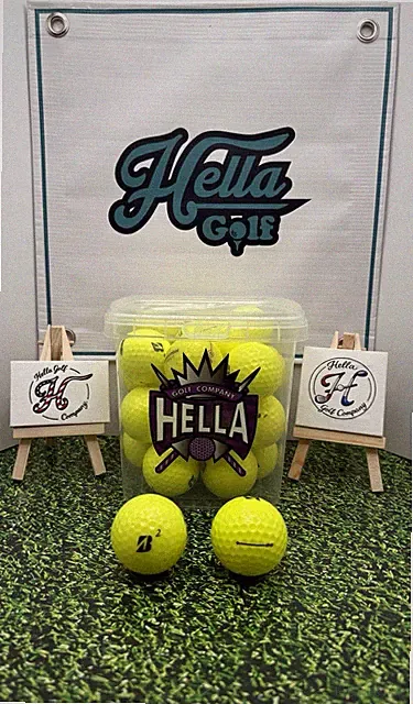 24 Pack BridgeStone e6 (5A) Combo Yellow Golf Balls ~Hella Pristine~
