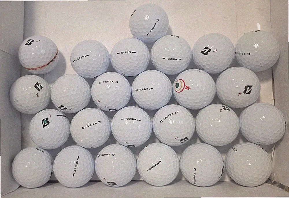 25 Bridgestone TOUR B X 5A/4A Near Mint Used Golf Balls