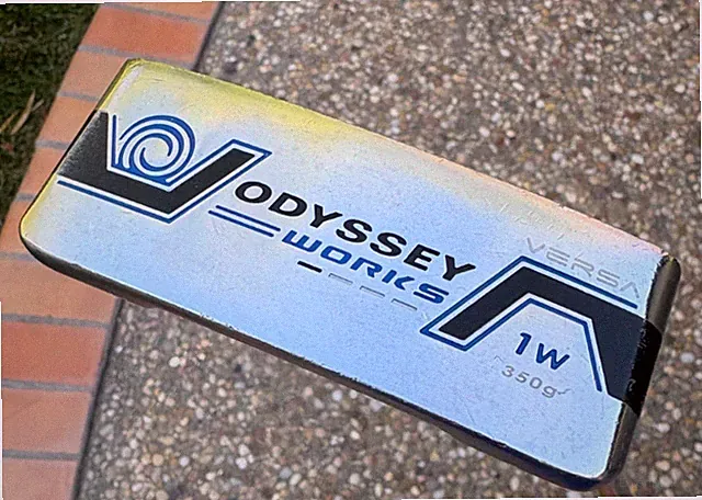 $280 ODYSSEY O Works Versa 1W Pro Tour 35" Callaway Steel Golf Putter Stroke Lab