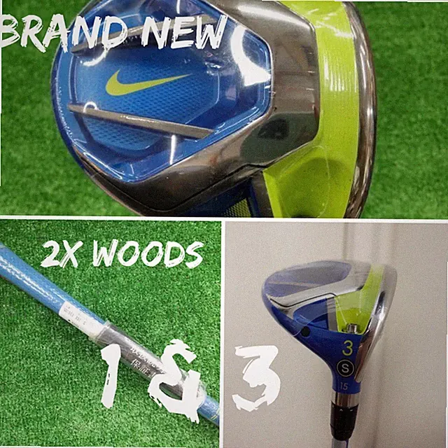 2x Nike Vapor Fly 1 & 3 Woods Driver [NEW SEALED] ~ RARE COLLECTORS Tiger Woods