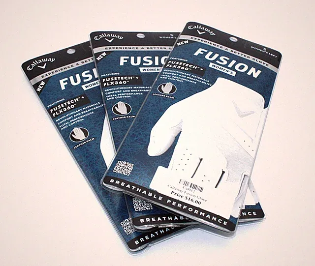 3 Callaway Fusion Golf Gloves Women's Left Hand Small for Right Hand Golfer