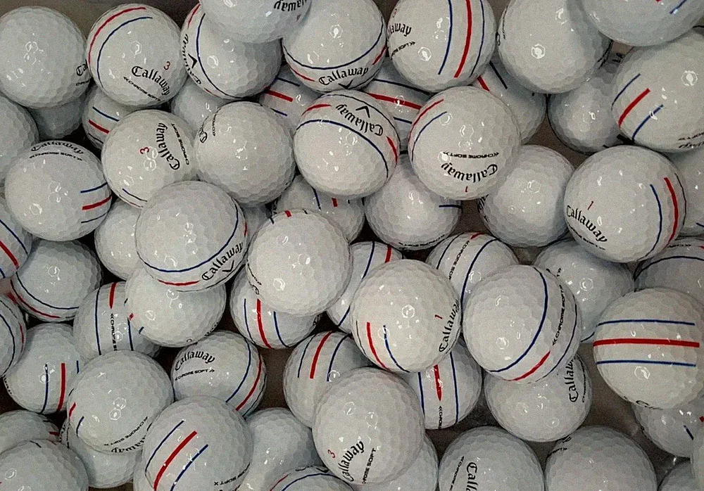 3 Dozen Callaway Chrome Soft Triple Track Golf Balls - 4A/5A