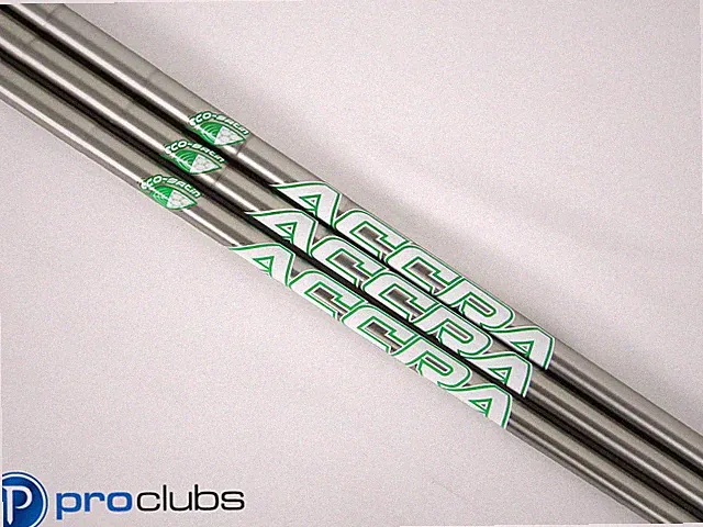 (3) NEW ACCRA i-SERIES ECO SATIN 115 STIFF FLEX STEEL WEDGE SHAFTS .355 436957