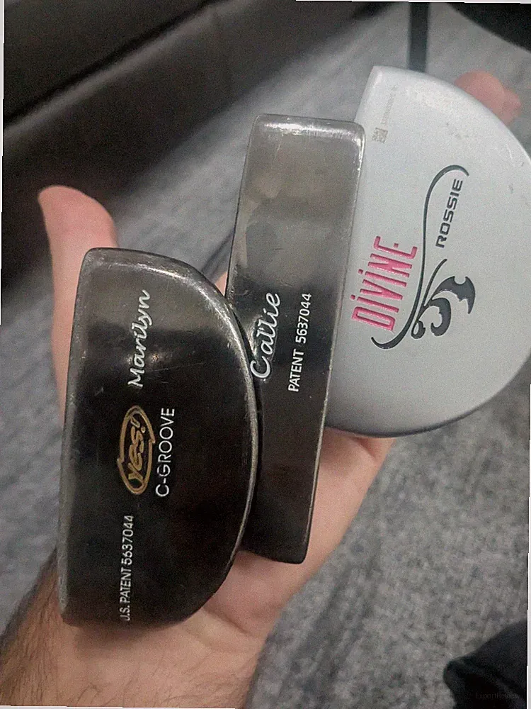 3 Right Women's putters.Odyssey Divine Rossie.Yes callie,C-groove Marilyn