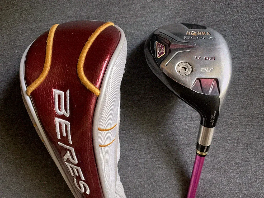 3 STAR HONMA BERES U-03 HY 28° 6H Hybrid ARMRQ 8 3S 40 L Ladies Flex w/HC (L02)