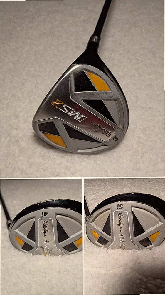 3 Walter Hagen Right Handed MS2 Fairway Woods Golf Clubs (4i, 5i Steel) 3 Graphi