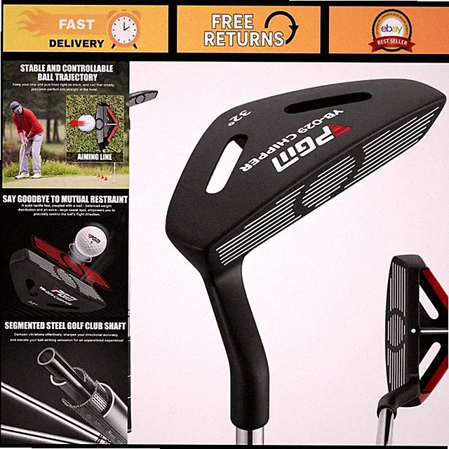 35" Golf Chipper Club for Men & Women - Right Handed, Easy to Use, Perfect for S