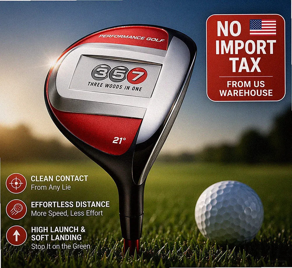 357 Super 7 Wood Regular Shaft Right Hand Golf Fairway Club Easy Launch