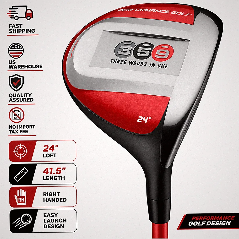 359 Super 9 Wood Regular Shaft Right Hand Golf Fairway Club High Launch