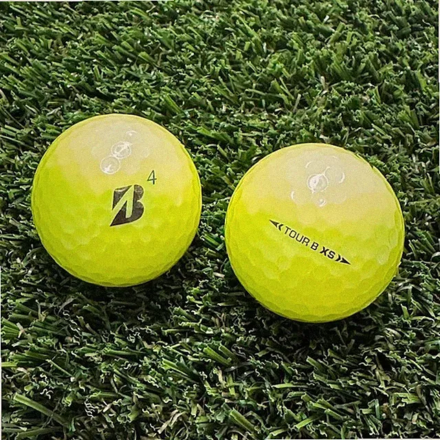 36 Bridgestone TOUR (B X, B XS, B RX, B RXS) Yellow Used Golf Balls 4A AAAA