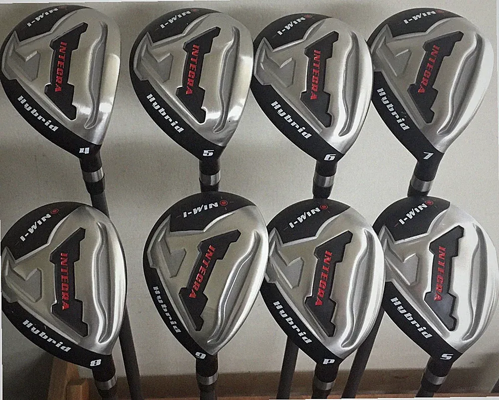 4-SW SINGLE LENGTH 38" GRAPHITE SENIOR MENS INTEGRA IWIN GOLF CLUBS HYBRID SET