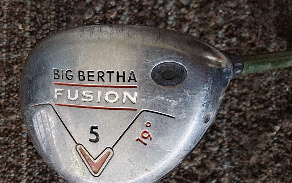 42.5 IN CALLAWAY BIG BERTHA FUSION 19 DEG 5 FAIRWAY WOOD GOLF CLUB EXCELLENT