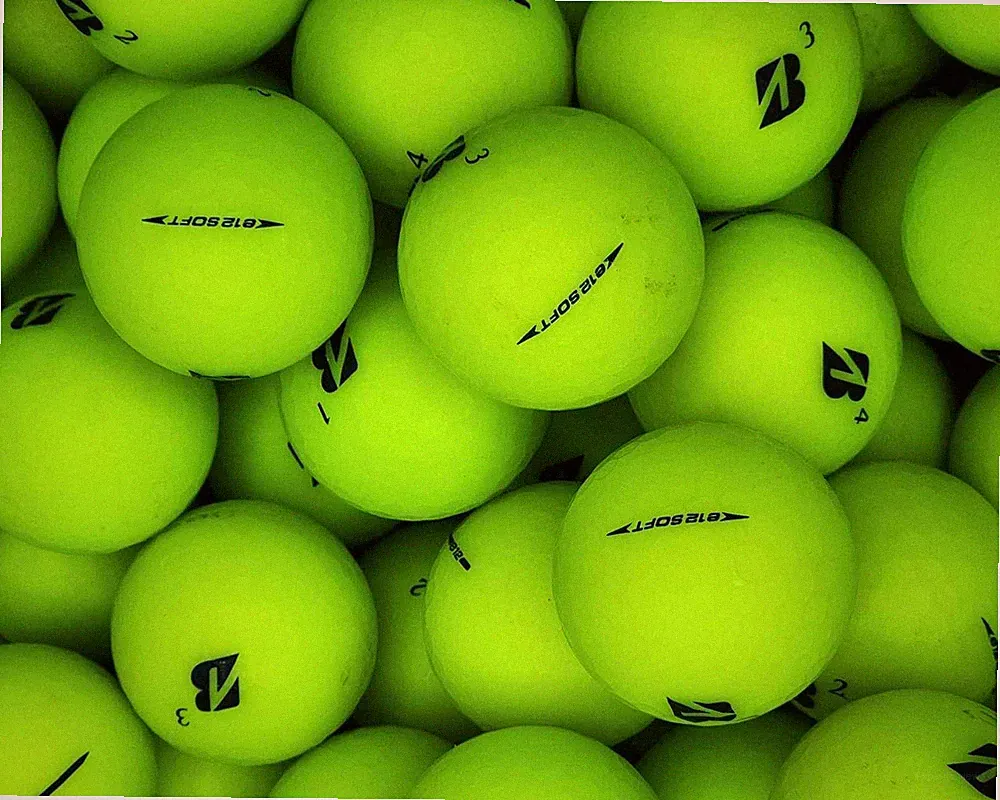 48 Bridgestone E12 Matte Green Golf Balls Mint 5/4A Free Shipping
