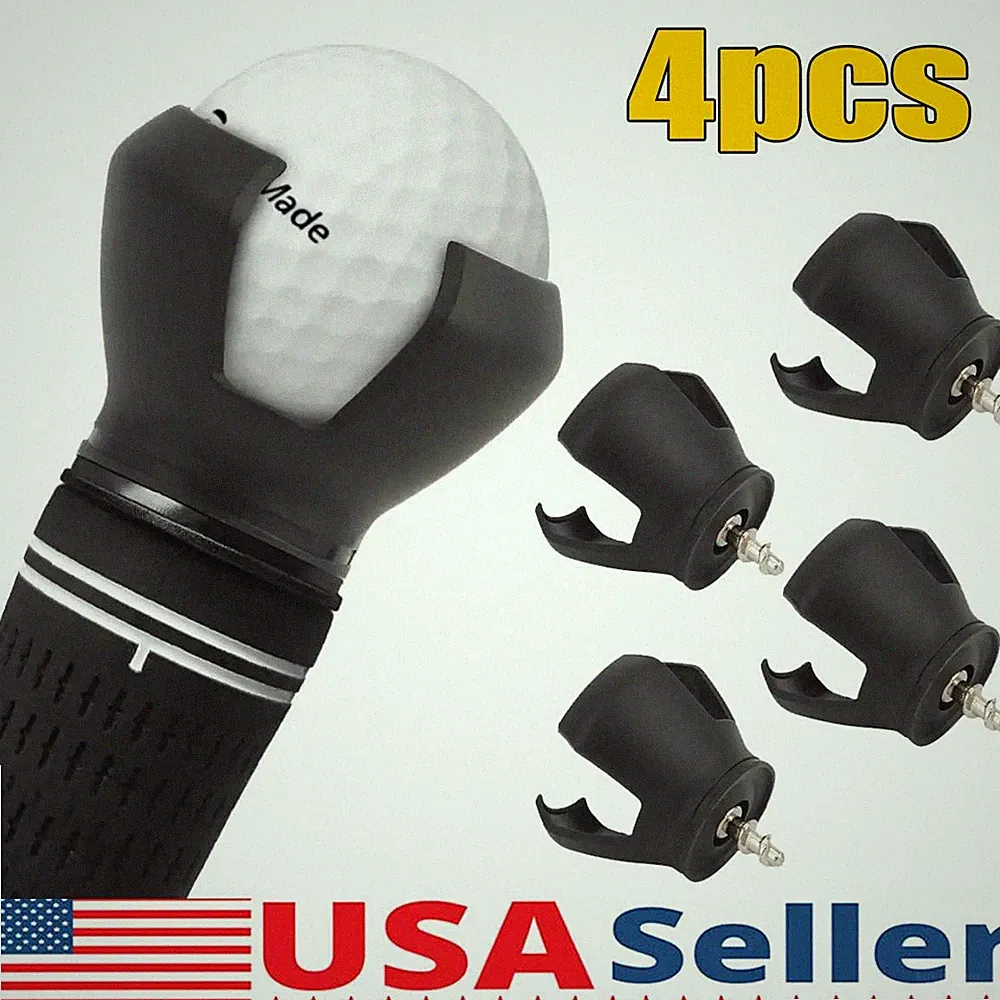 4pcs Golf Ball Pick up Retriever Picker for Putter Grab Attach Putter Tool new