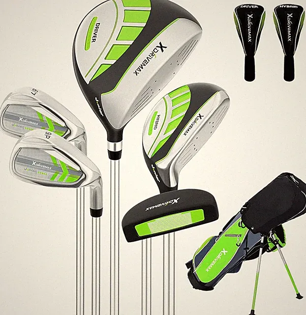 5/6 Pieces Golf Club Set,Golf Club Set Ages Includes Stand Bag, 1# Drive, 5# Hyb