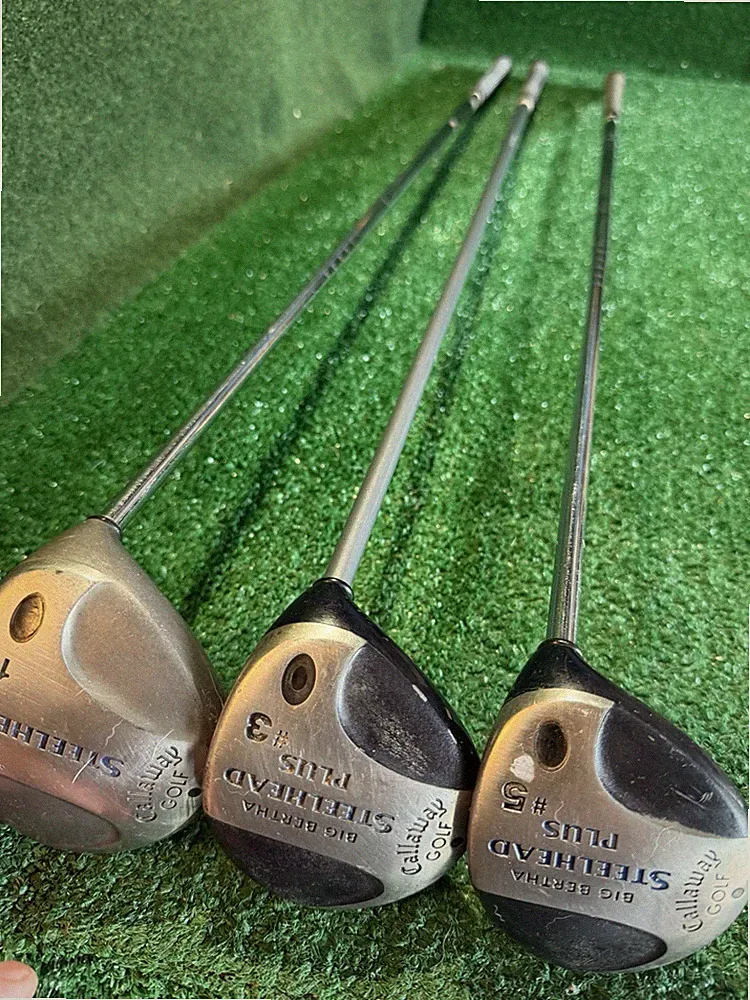 Callaway Steelhead Driver & 3 5 Woods Set
