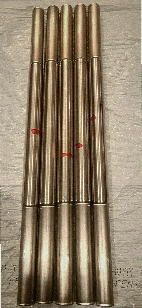 5 Counter balanced Stainless Steel Shaft Extensions, Fits Ten clubs .600" butt