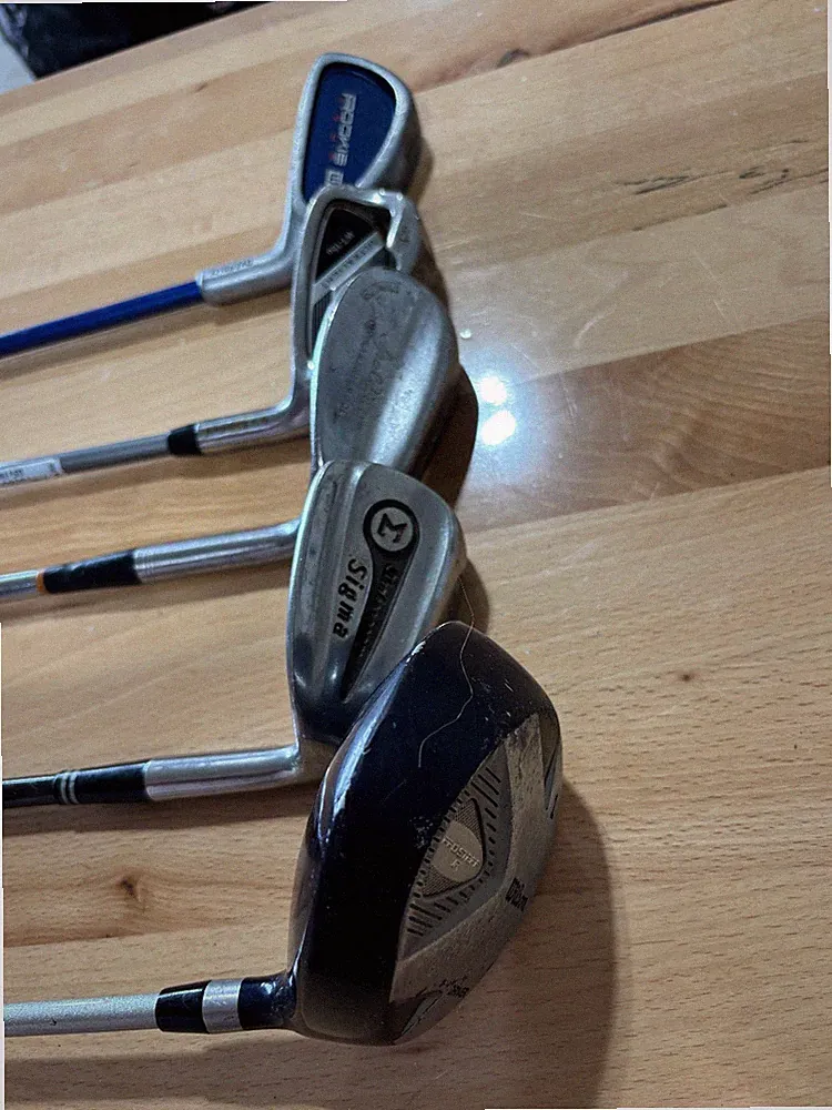 5 Kids Golf Club Bundle - Spalding, Wilson, Sigma, Ultra Light (#100)