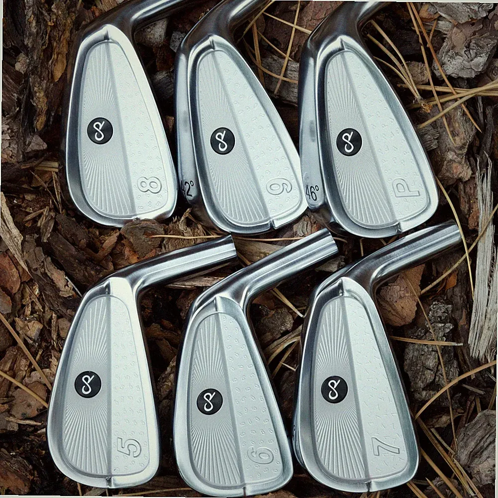 5-PW CB Iron Set in TOUR CHROME by Corey Paul Golf 1025 FORGED Carbon Steel