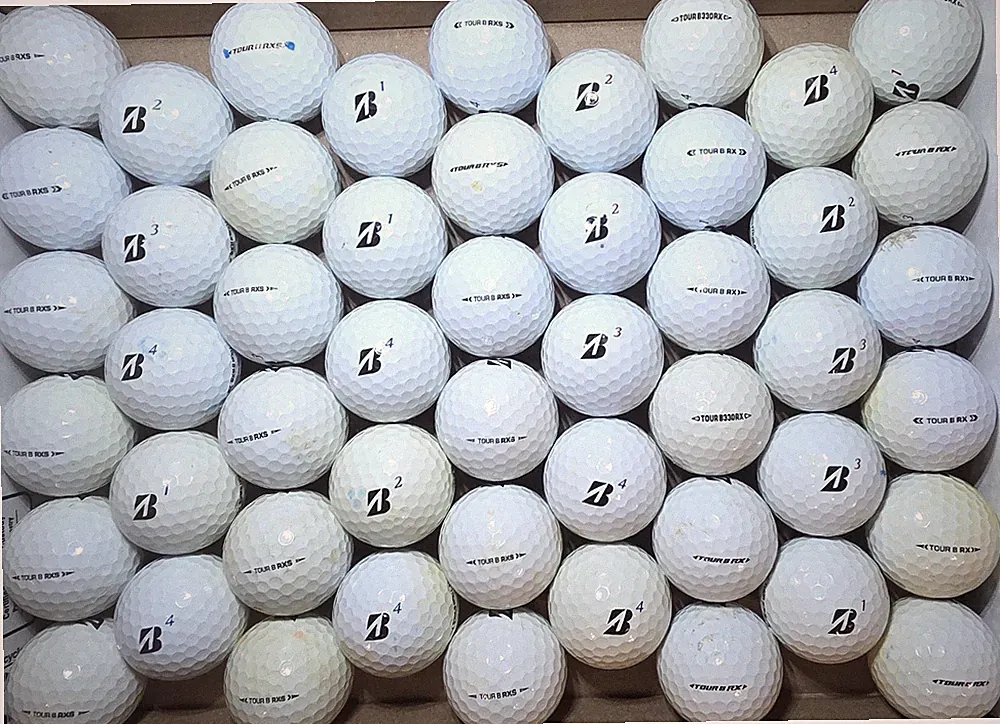 50 Bridgestone Tour B RX RXS Golf Balls 4A White Mix Tour Urethane
