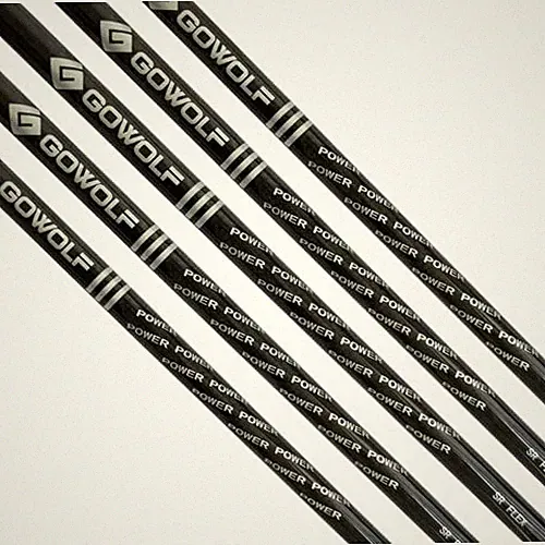 5pcs. Graphite Golf Shafts for Woods and Irons, Uncut, Regular and Stiff SR