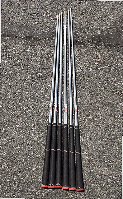 6 KBS MAX 85 Iron Steel Shafts Pulled .370 Taylormade Crossline 360 Lamkin Grips