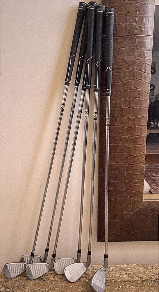 6 Pinemeadow 431SS Apollo Shaft #5,6,7,8,9,P Golf Clubs Nice Pre Owned Condition