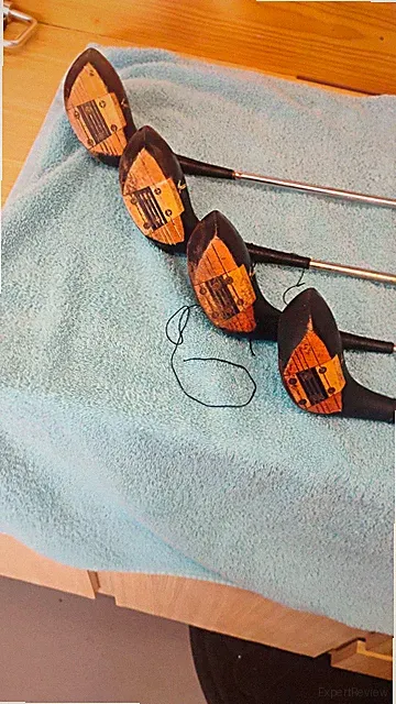653 MacGregor Eye-O-Matic Tourney 1-4 Wood Set RH Stiff Steel Shafts