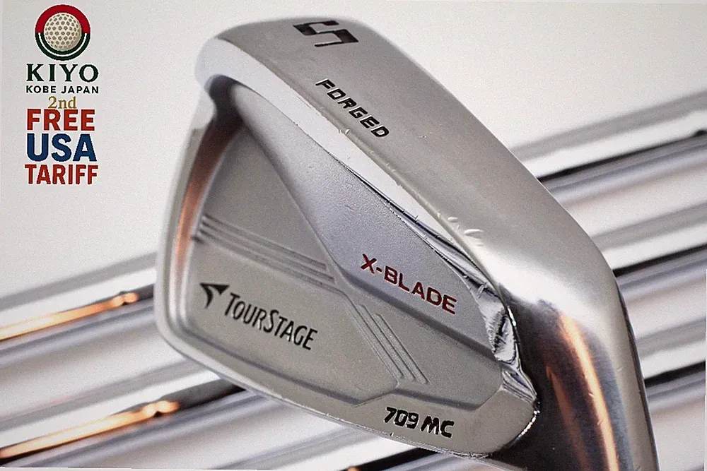 6Pcs Bridgestone Tour Stage X-BLADE 709MC Irons 5-PW Stiff Flex NS PRO 950GH RH