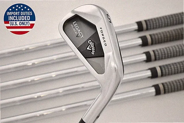 6pcs Callaway LEGACY BLACK V Forged Iron Set 5-Pw Memphis 10 DB UNI Flex RH JDM