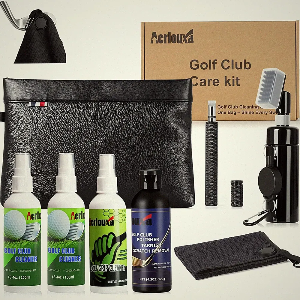 Aerlouxa 7-in-1 Golf Club Cleaning Kit