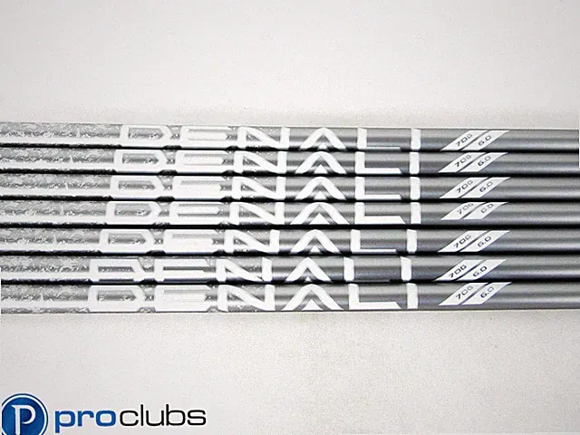 7pc NEW PROJECT X DENALI FROST SILVER 70 STIFF FLEX GRAPHITE IRON SHAFTS #503793