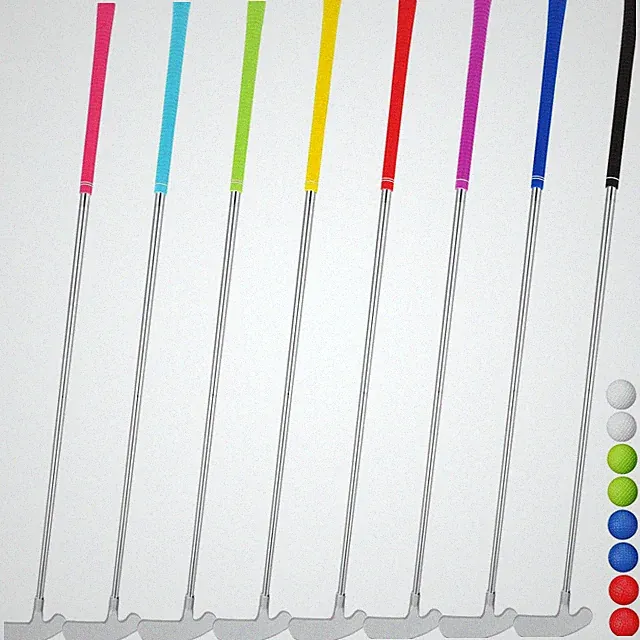 8 Pack Detachable Golf Putters Set for Kids & Adults with 8 Golf Balls