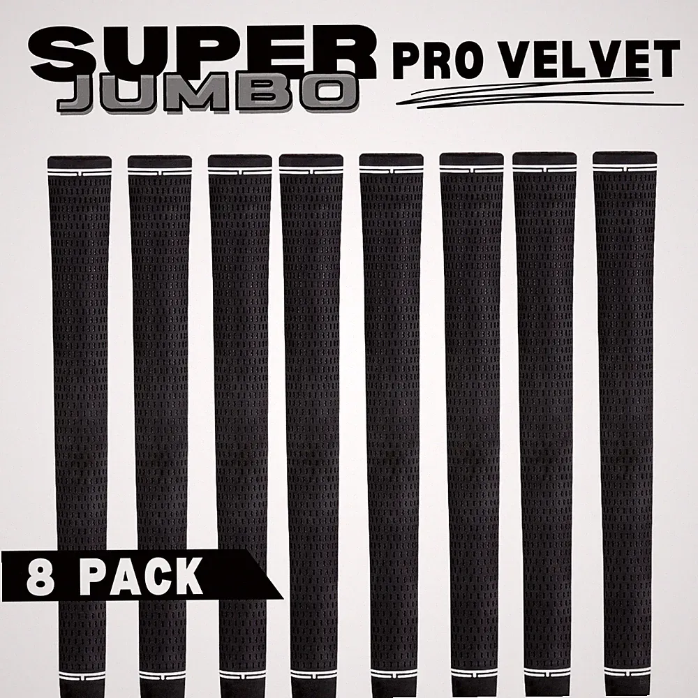 8 PACK - Majek Golf SUPER JUMBO Grips XL Extra Large Tour 360 NO LOGO Round .600