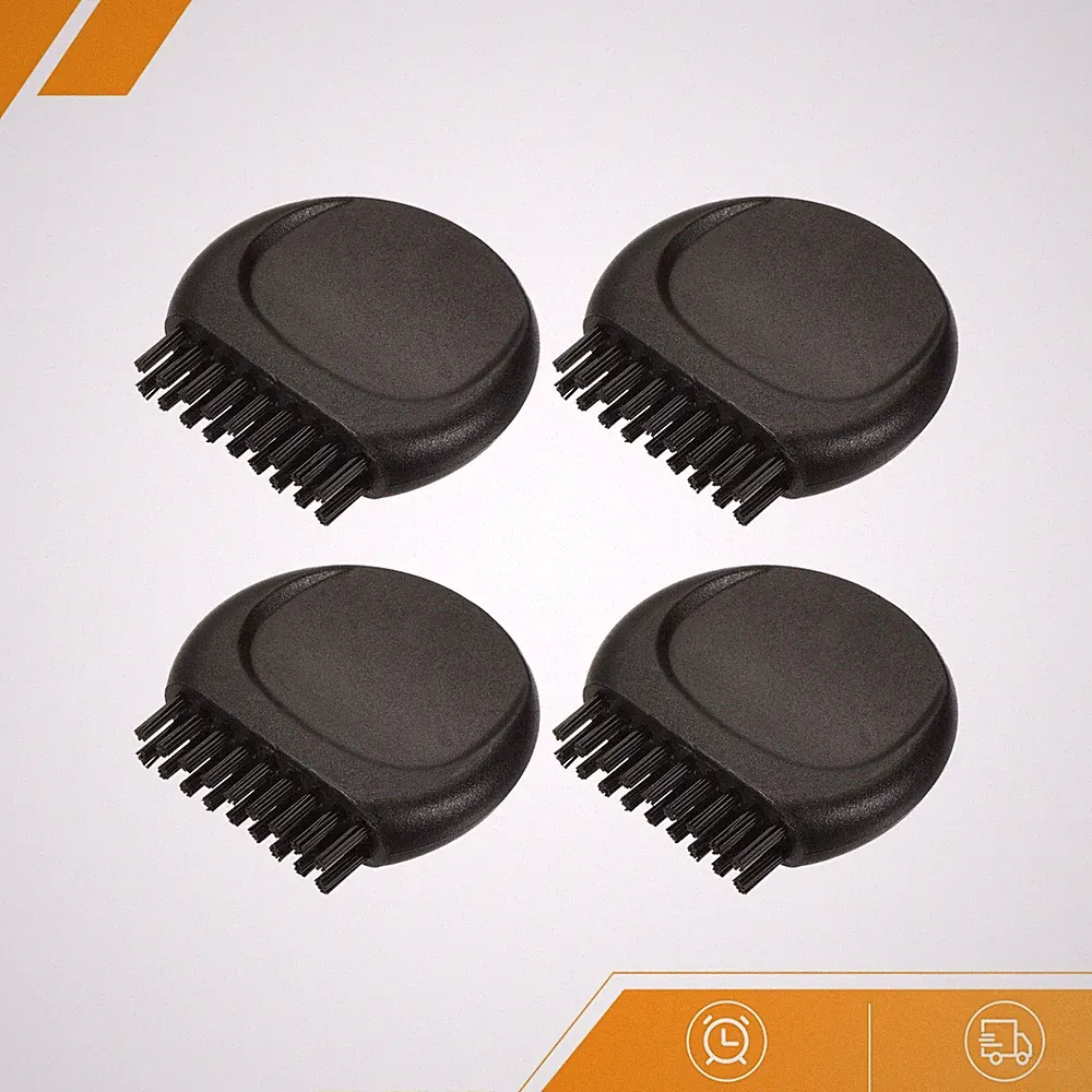 8 Pack - Mini Golf Club Brush Portable Pocket Dust Groove Cleaner Black