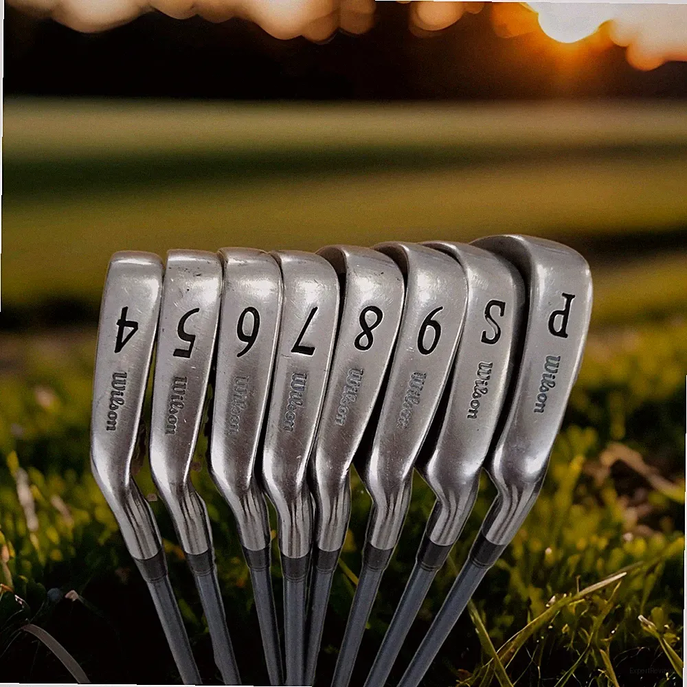 (8) Wilson Staff Midsize Iron Golf Clubs 4-9 S & PW Firestick 4.5 Stiff Graphite