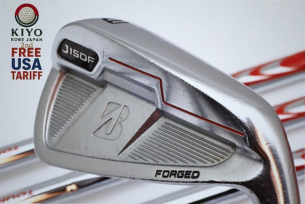 8Pcs BRIDGESTONE J15DF FORGED Iron set 3-4-5-6-7-8-9-PW Stiff Flex TOUR120 RH
